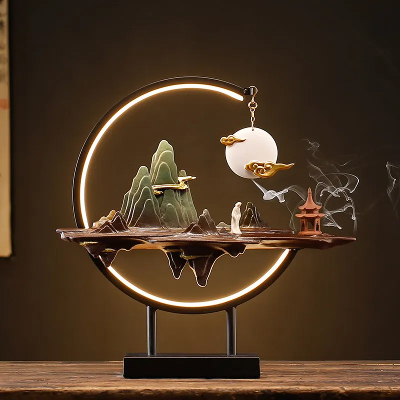 Electric Interior Incense Burner Backflow Sandal Bedroom Incense Burner Ceramic Modern Quemador Wax Melts Ceramic Decoration
