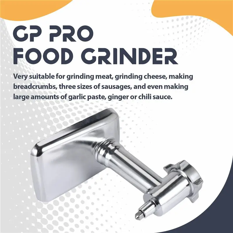 A01M-1 Set Metal Food Grinder Attachment For Kitchenaid Stand Mixers, Meat Grinder Attachment Included