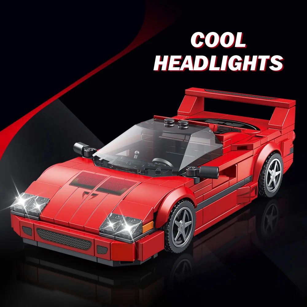 Speed Champions Series Racing Sports Vehiclea Technique Car Supercar Building Blocks Set Bricks Classic MOC Model Toys For Kids