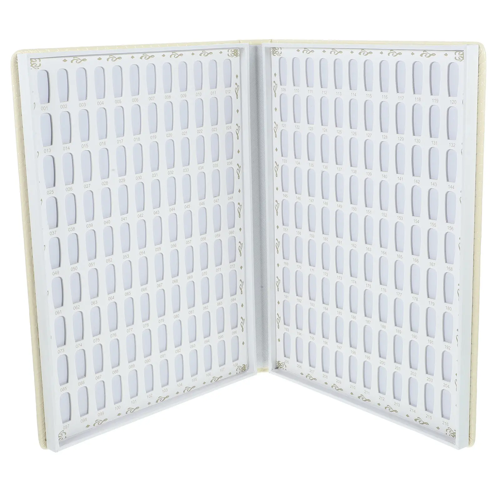 

Карточка-дисплей для лаков для ногтей с зажимом-крокодилом, 216 цветов, высокое качество изготовления, яркая цветовая гамма, для маникюрных салонов и магазинов