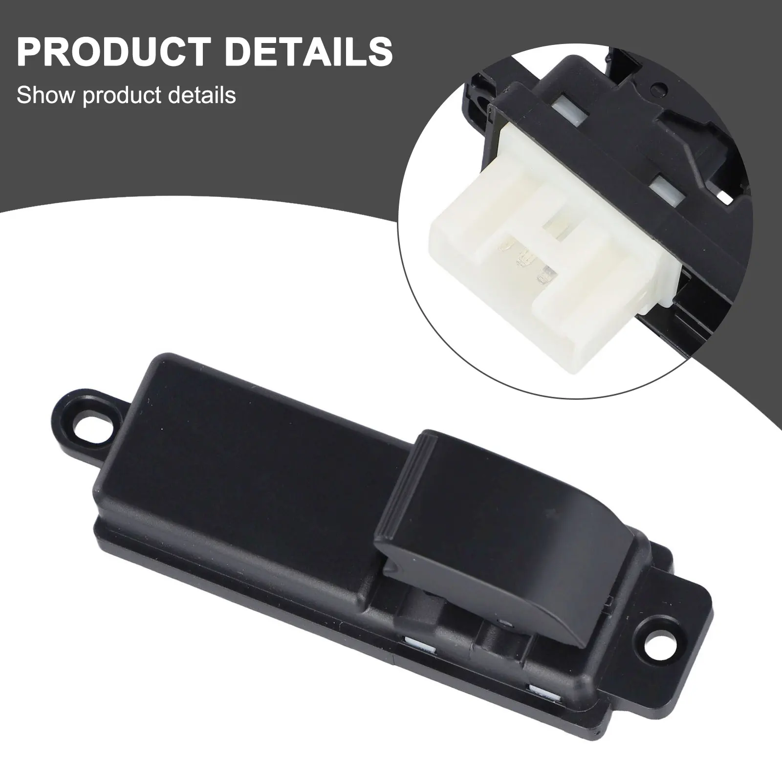 For Mazda 2 Rear Glass Switch 2011 2014 Model 1 5L OEM D651 66 370 ABS Material Wear Resistant Replacement Part view 2