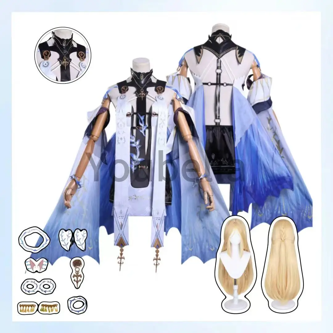 

Костюмы для косплея для Cartethyia From Game Wuthering Waves включают парики и полные наборы для аниме-вечеринок и ролевых мероприятий.