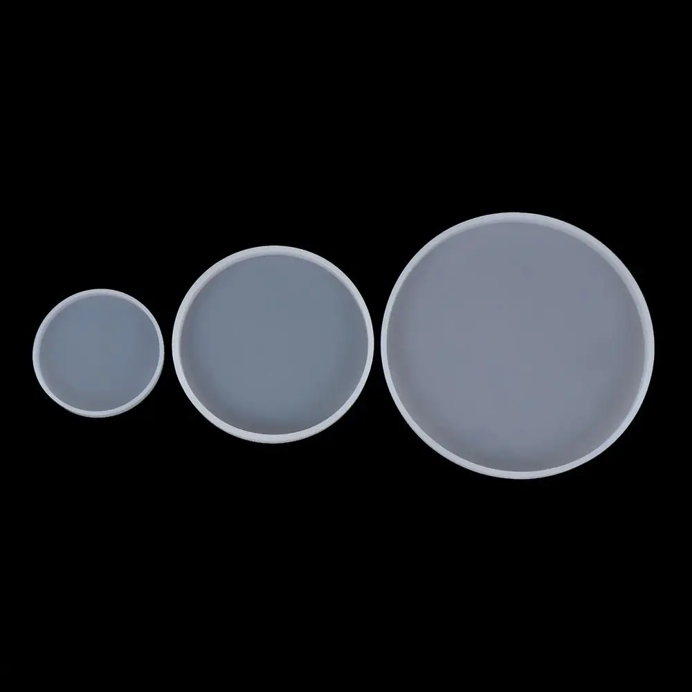 DIY Craft Silicone Pendant Agate Cup Mad Epoxy Resin Casting Molds Jewelry Making Mould Round Coaster Mold
