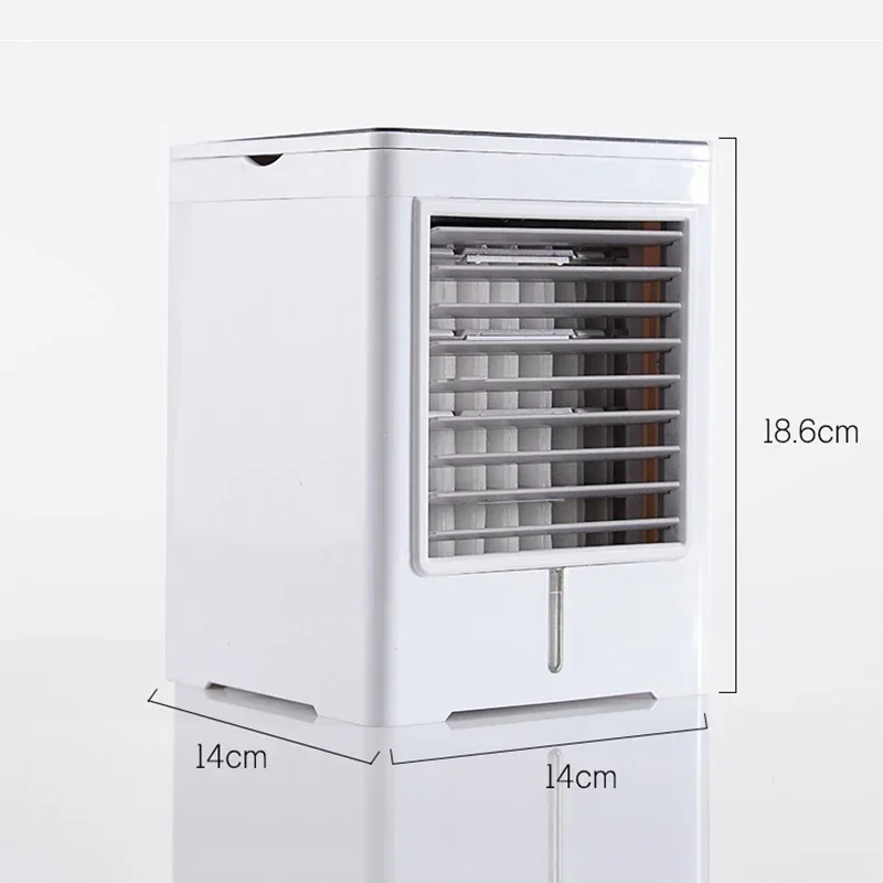 Summer mini fan usb mini air cooler portable air conditioner air humidification desktop electric fan