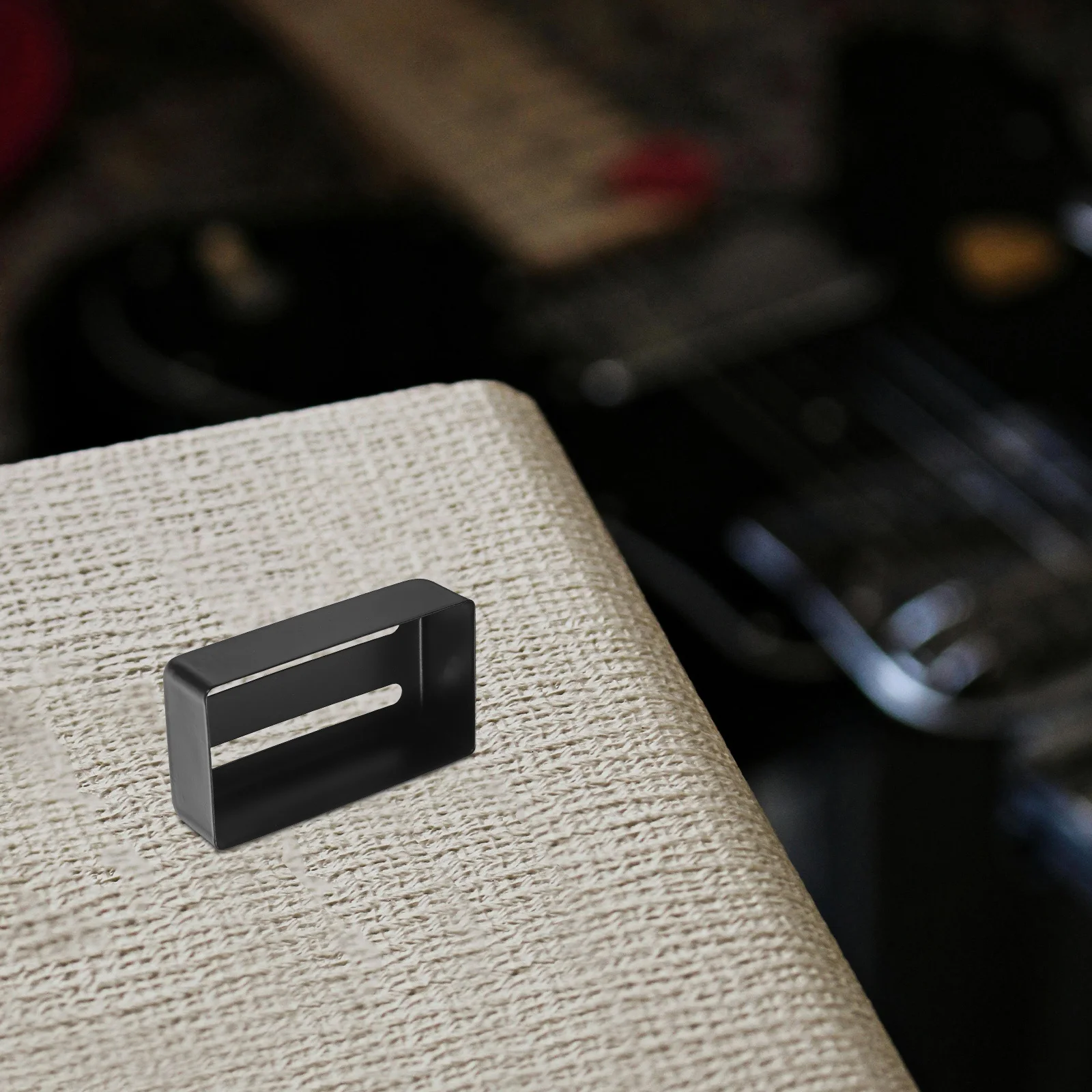 

Black Two Slot Electric Guitar Pickup Cover Durable Humbucker Pickup Frame Guitar Parts Musical Accessory Mini Humbucker Pickups