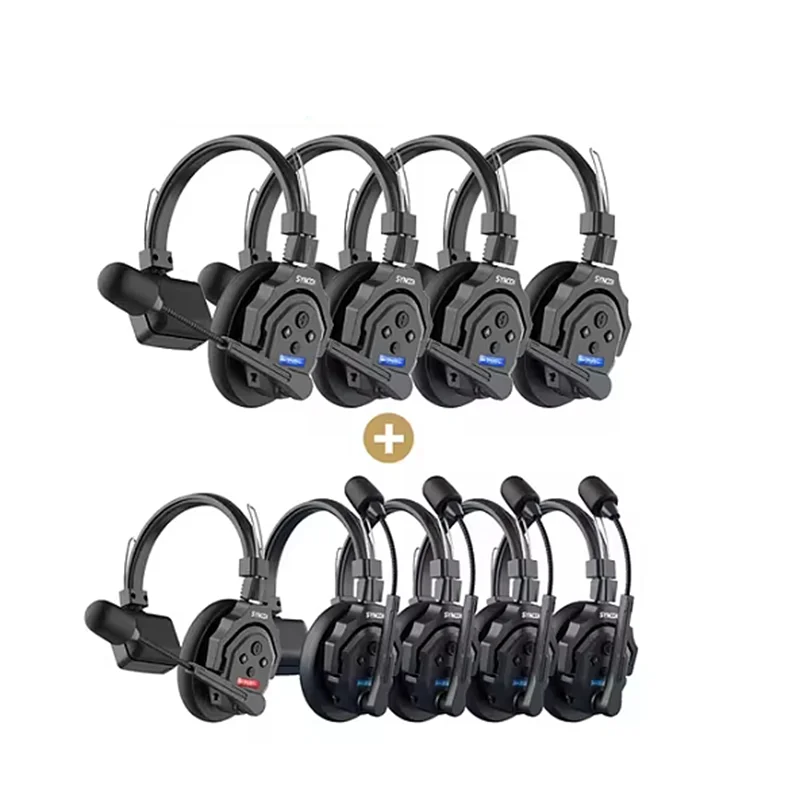 SYNCO Xtalk XPro X9 2.4G Full-Duplex Noise Cancellation Wireless Intercom System Headset For Live Broadcast Film Making