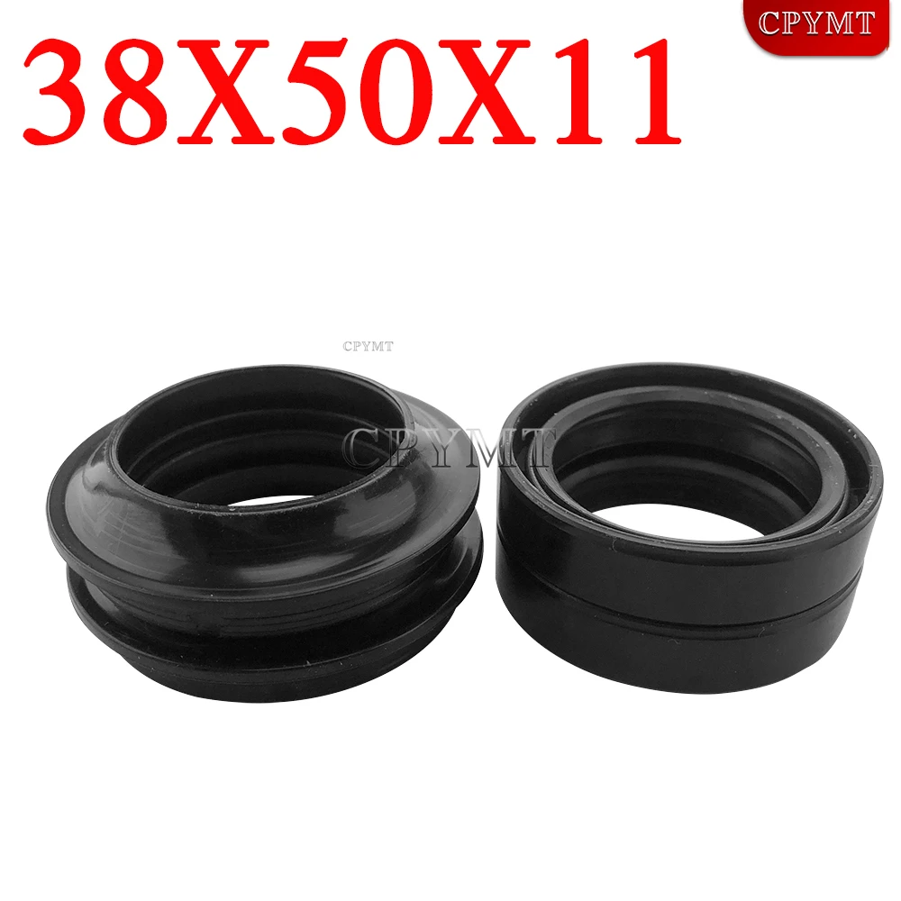 

38x50x11 Fork Oil Seal 38 50 Dust Cover Fit For RM250 RM 250 RM400 RM 400 RG500 RG 500 LS650 LS Savage S40 Boulevard 650