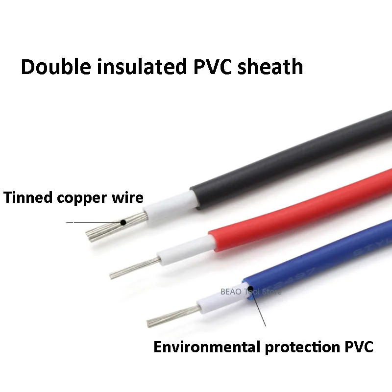 UL1672 Double-layer Insulated Electronic Wire 24 22 20 18 16AWG Tinned Copper Connection wire flame retardant cable