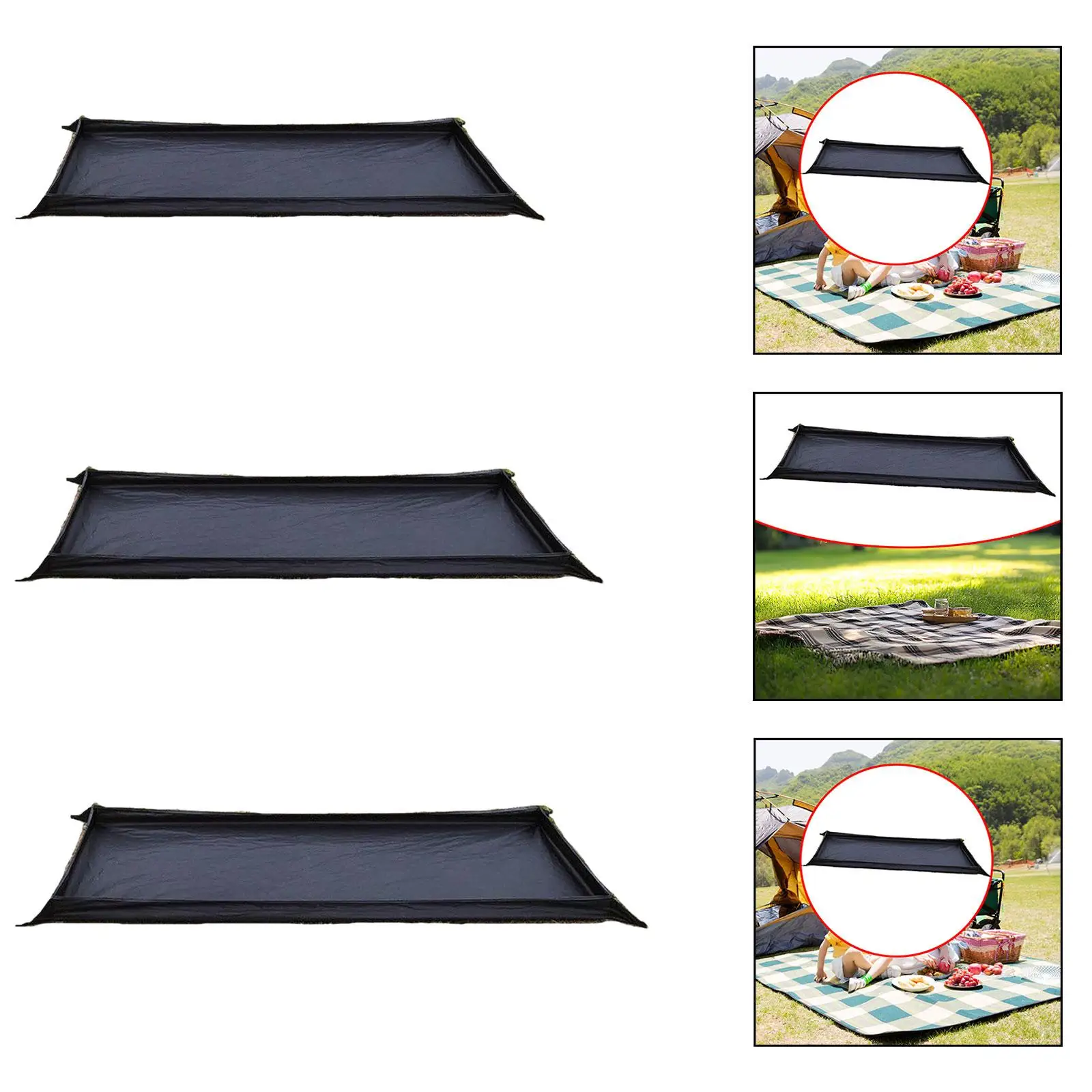 Manta de Picnic, estera de Camping, estera de Picnic, bolsillo impermeable, lona para acampar, estera de playa para senderismo, deportes de jardín al aire libre