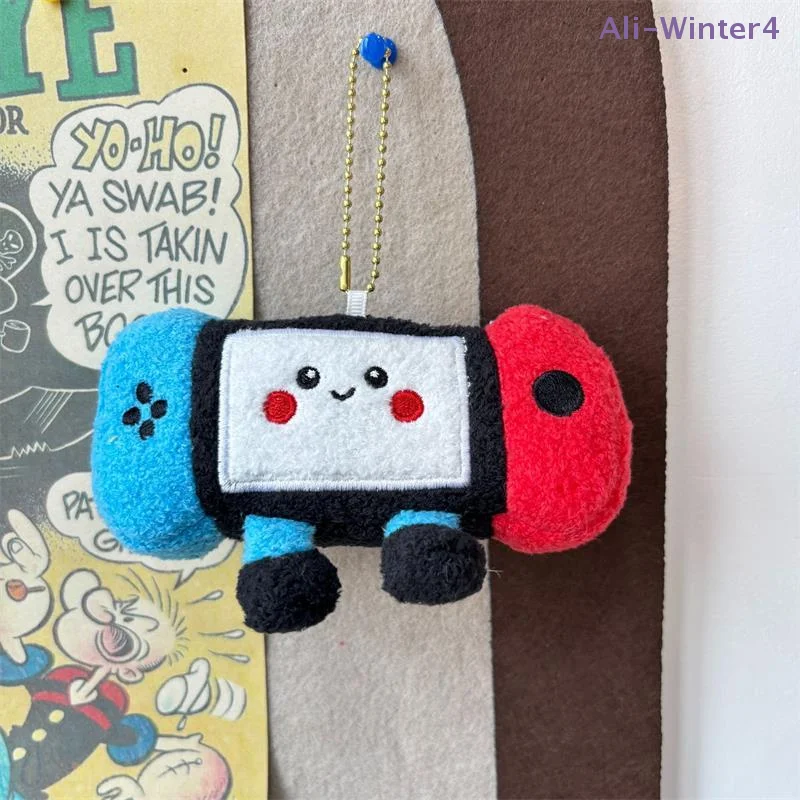 

【Winter4】Cute Funny Game Console Plush Doll Stuffed Toys Keychain Backpack Pendants Bag Hanging Couple Ornaments Gifts