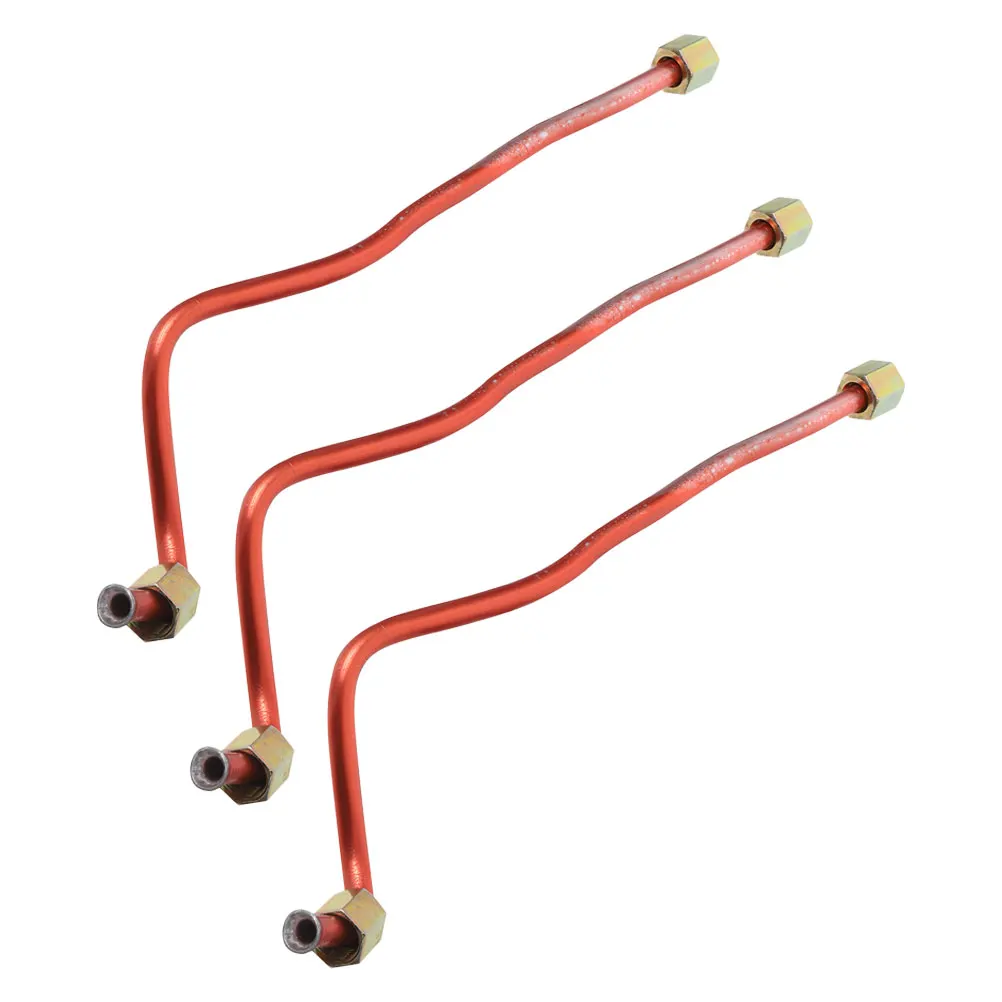 3 uds tubo de cobre compresor de aire accesorios de aluminio piezas de escape manguera neumática sin aceite válvula de presión tubo de conexión