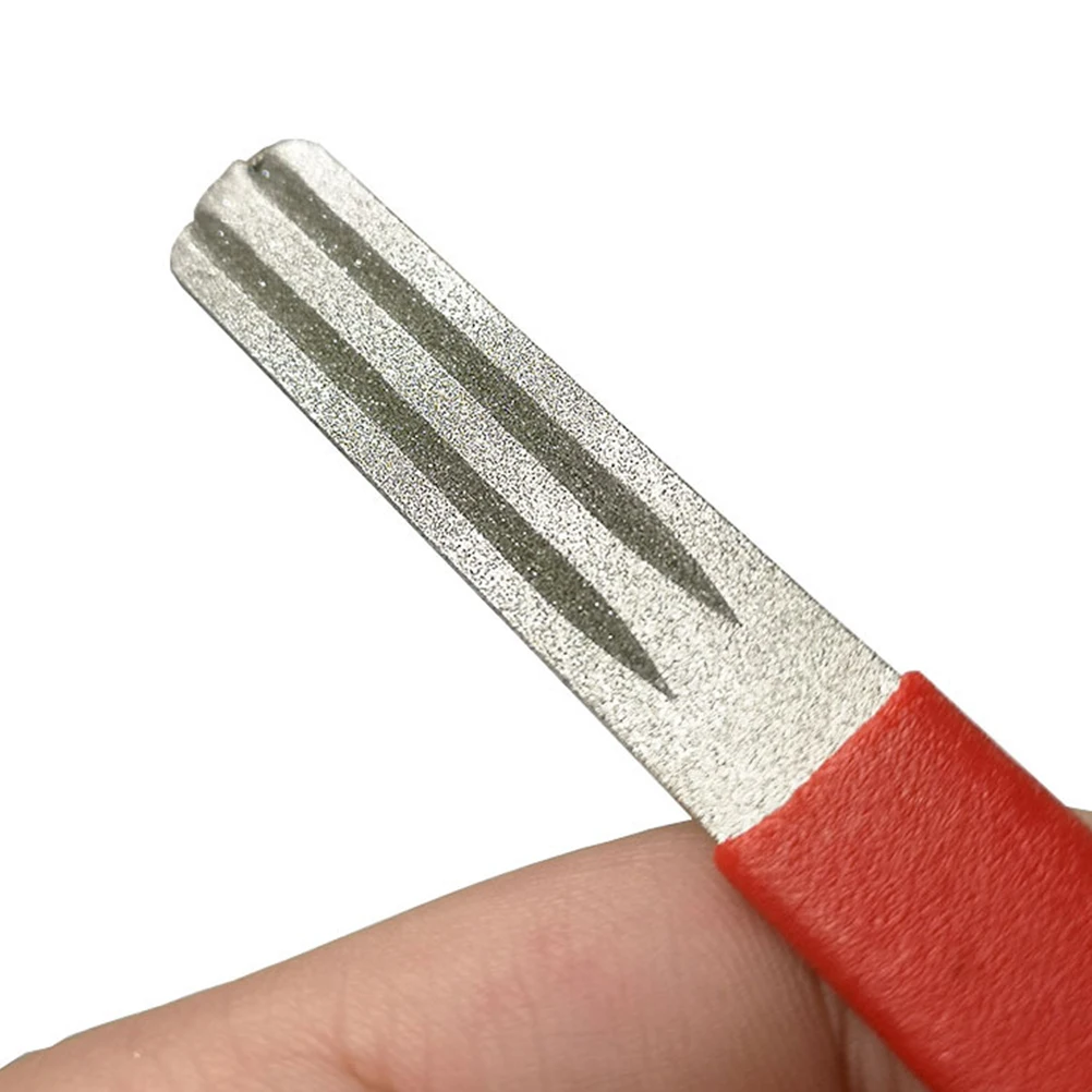 

2 Pcs Fishhook File Stone Tool for Steel Sharpener Fishing Grinding Sharpening Multi-tool Kit