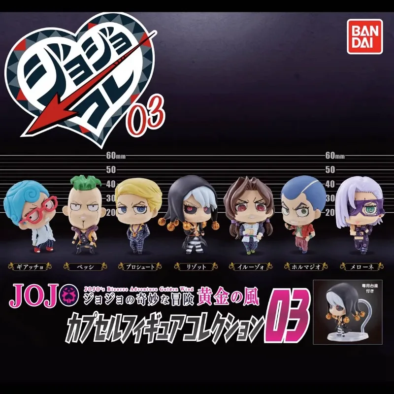 BANDAI Japan JoJo's Bizarre Adventure SD Gashapon Capsule Toys Figure Anime Cute Miniature Figurine Kawaii Collection Gift