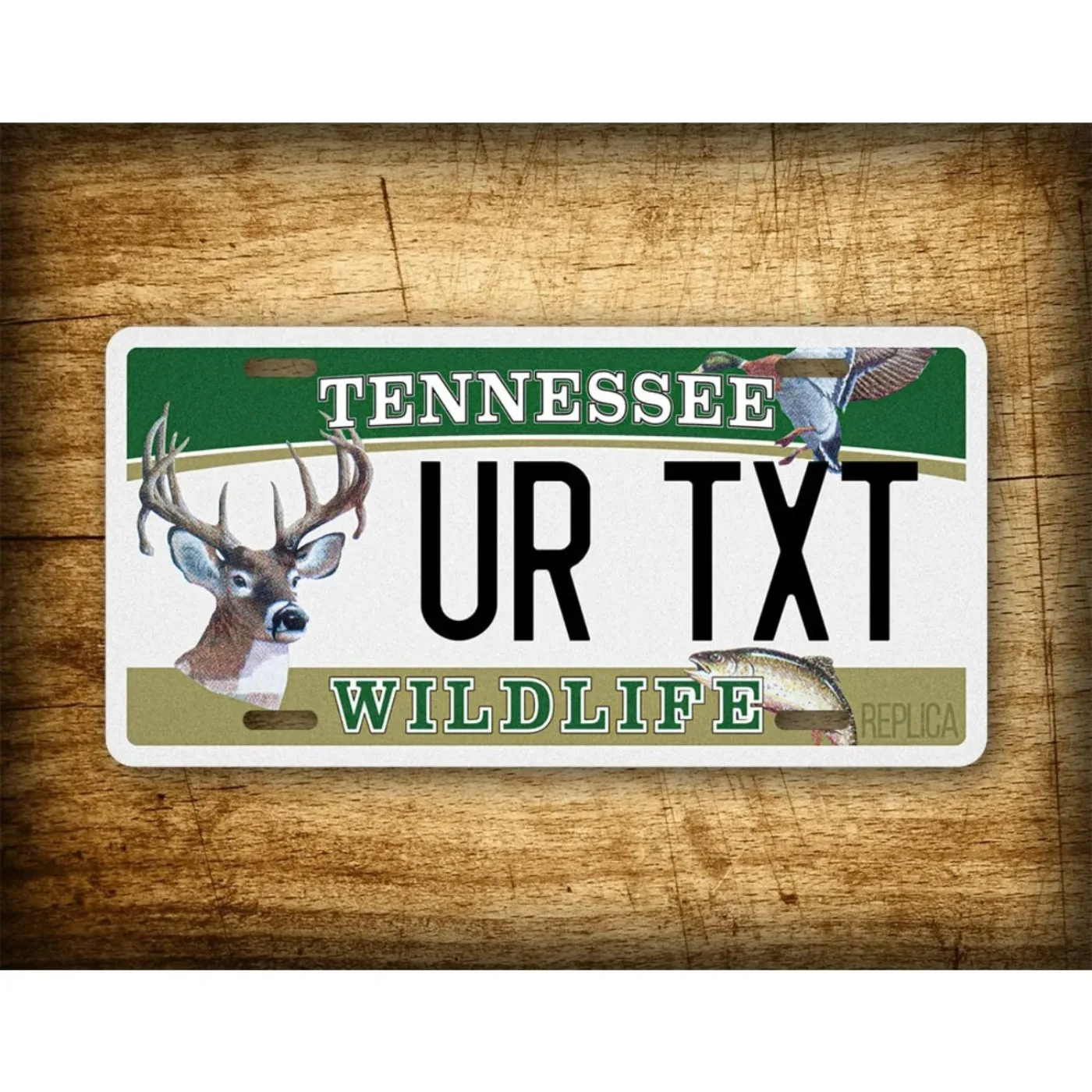 Personalized Tennessee Wildlife Themed Decorative Tag Ideal for Home Decor (Only Decoration)
