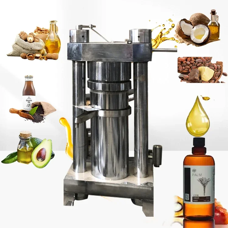 

High Quality Industrial Palm Fruit Oil Press Machine Automatic Groundnut Combined Sesame Hydraulic Cold Press Oil Extractor Ma