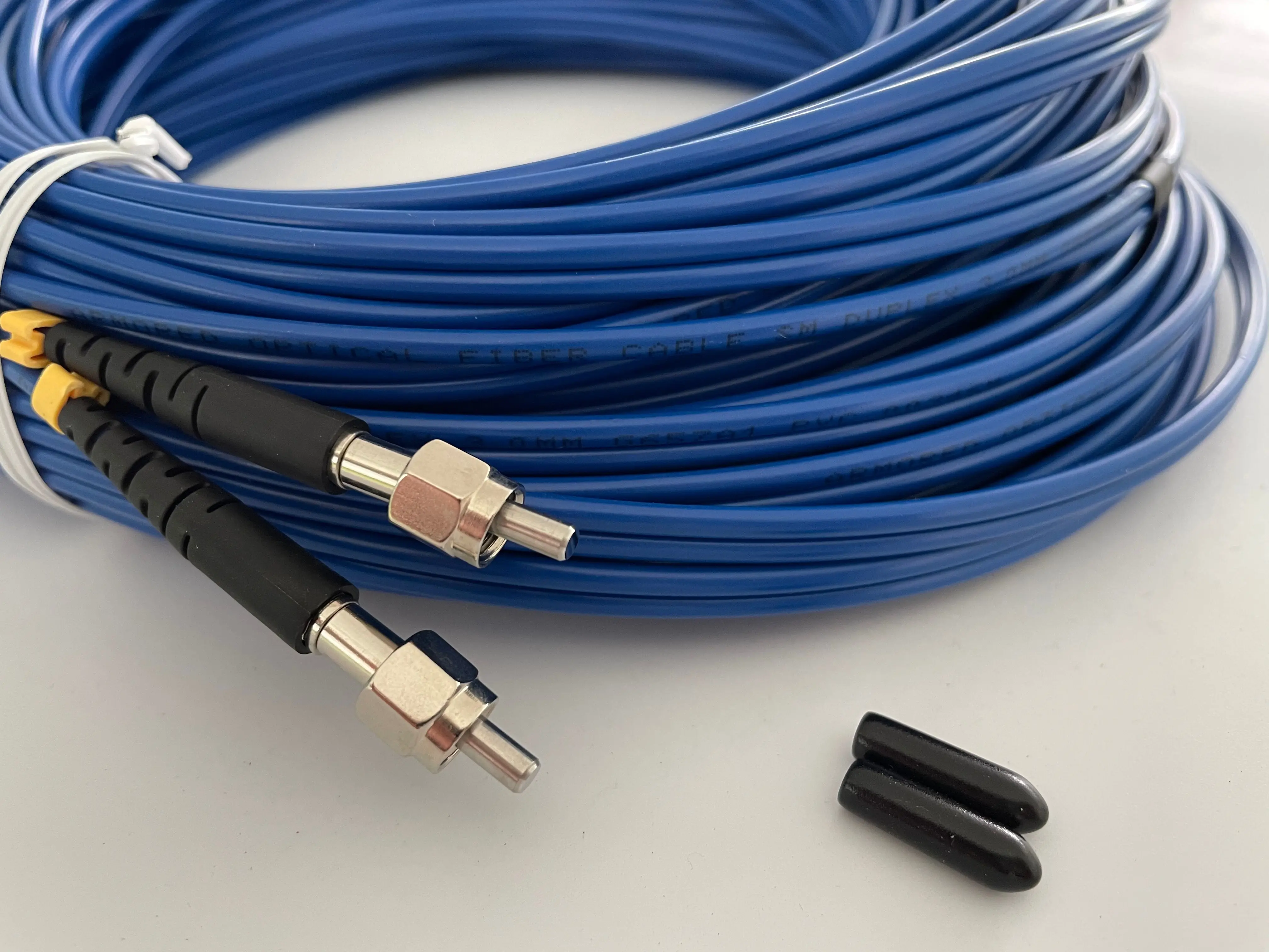 

SMA905 to SMA905 Armored SingleMode Duplex Fiber Optic Patch Cable