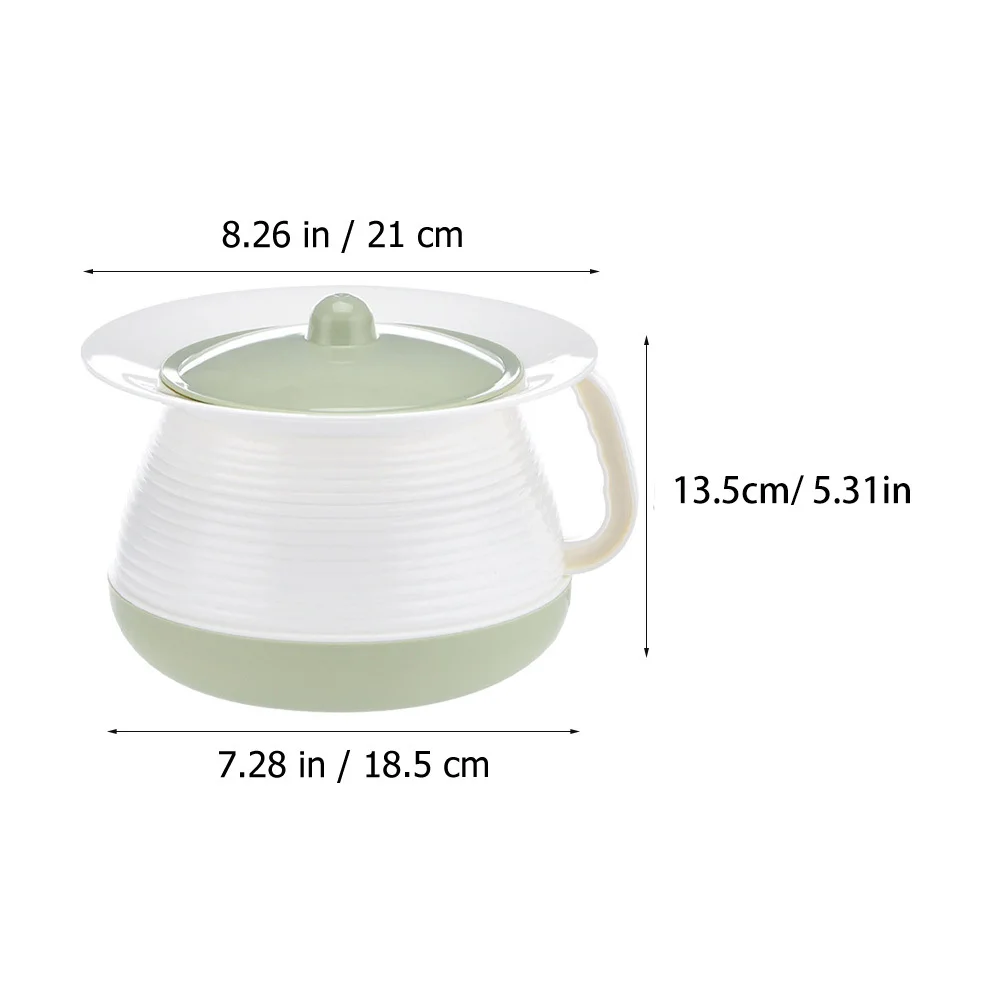 2 قطعة من البلاستيك السميك، وعاء غرفة محمول، حاوية مبولة عملية، متينة وخفيفة الوزن، مدمجة، ألوان متنوعة #4