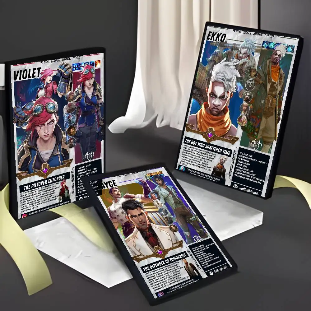 A-ARCANE Anime movie Poster HD art sticky wall waterproof home living room bedroom aesthetic decoration