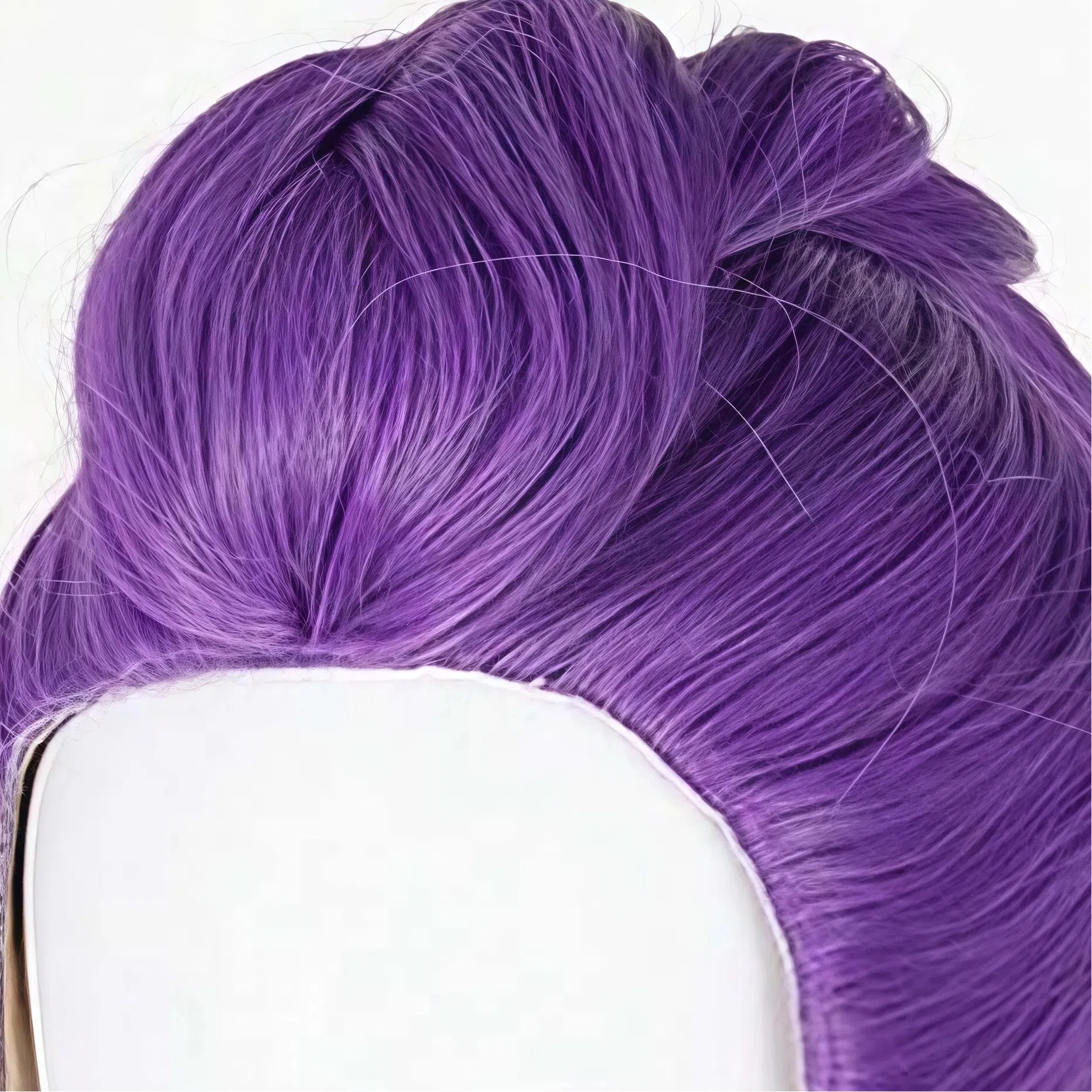 السيدات والسادة، شعر مستعار شيطان هنتر للعب الأدوار، زي الرسوم المتحركة الاصطناعية إكسسوارات ودعائم جديلة أرجوانية، لعب الأدوار #3