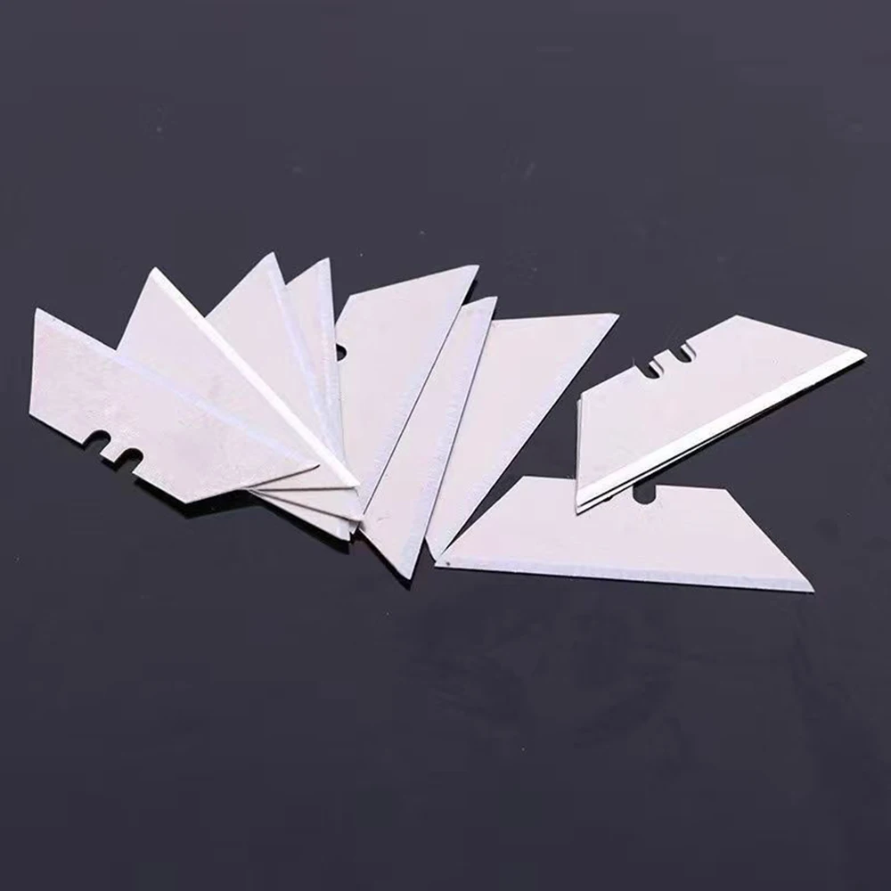 Imagem -05 - Lâminas de Trapézio Material de Aço Especial Faca de Utilidade Substituição da Lâmina Artesanato de Arte Faça Você Mesmo Ferramenta Cortador Novo 10 Pcs Caixa