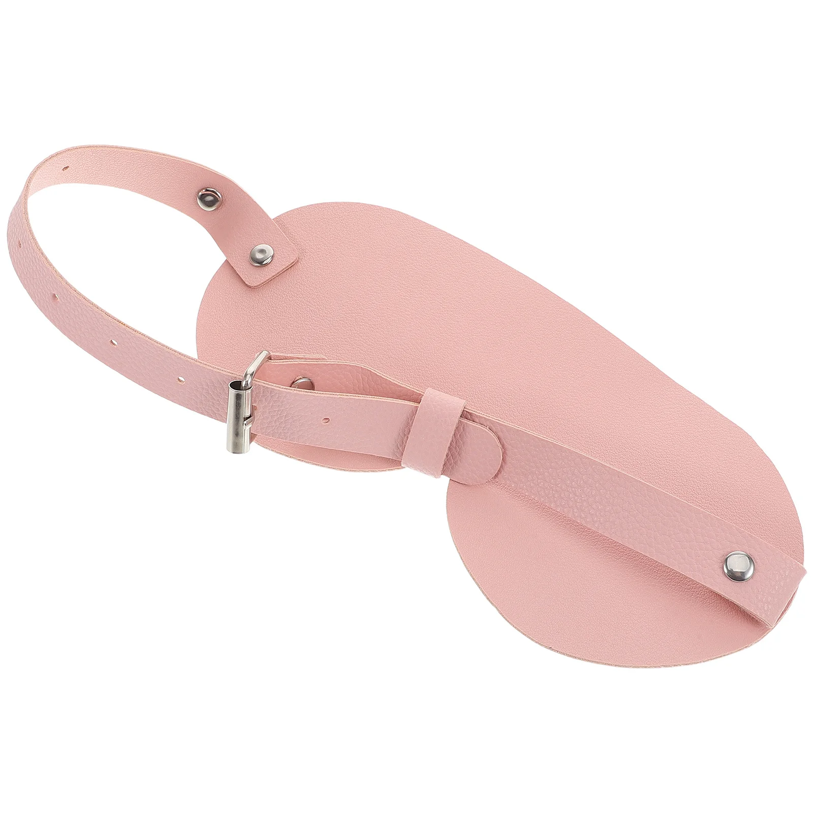 

PU Eye Mask Adjustable Strap Light Blocking for Better Sleep Cosplay Party Masquerade Ball Festival Prop