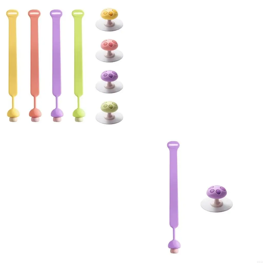 رافع مقعد المرحاض من السيليكون لتجنب ملامسة غطاء المرحاض، مقبض غطاء المرحاض B95B #1