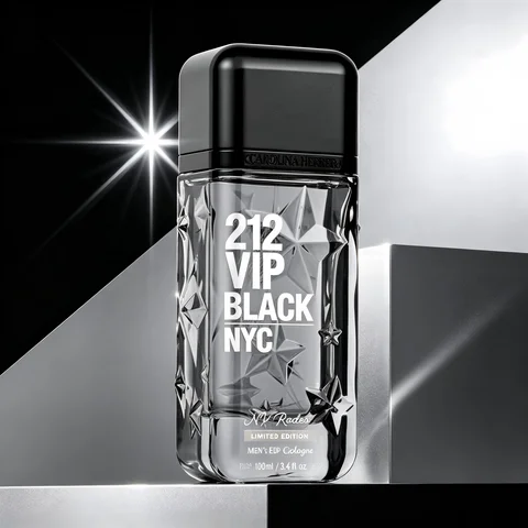 Carolina Herrera 212 VIP Black NYC No Rules Limited Edition EDP for Men, 3.4 fl oz/100ml, 1 Bottle, Aromatic Spicy Vanilla Long Lasting Cologne, Birthday Gift for Him, Fall, Halloween, Thanksgiving, Black Friday, Christmas, New Year Gift