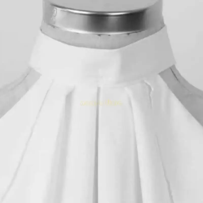 31BF Renaissances Jabot Tie White كشكش طوق الرقبة ملحق للأزياء التاريخية