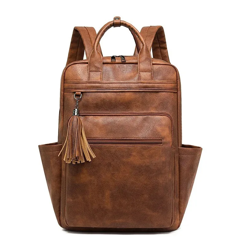 

Женский модный рюкзак из искусственной кожи 2026 года, противоугонный, для путешествий, большой вместимости, сумка через плечо для женщин