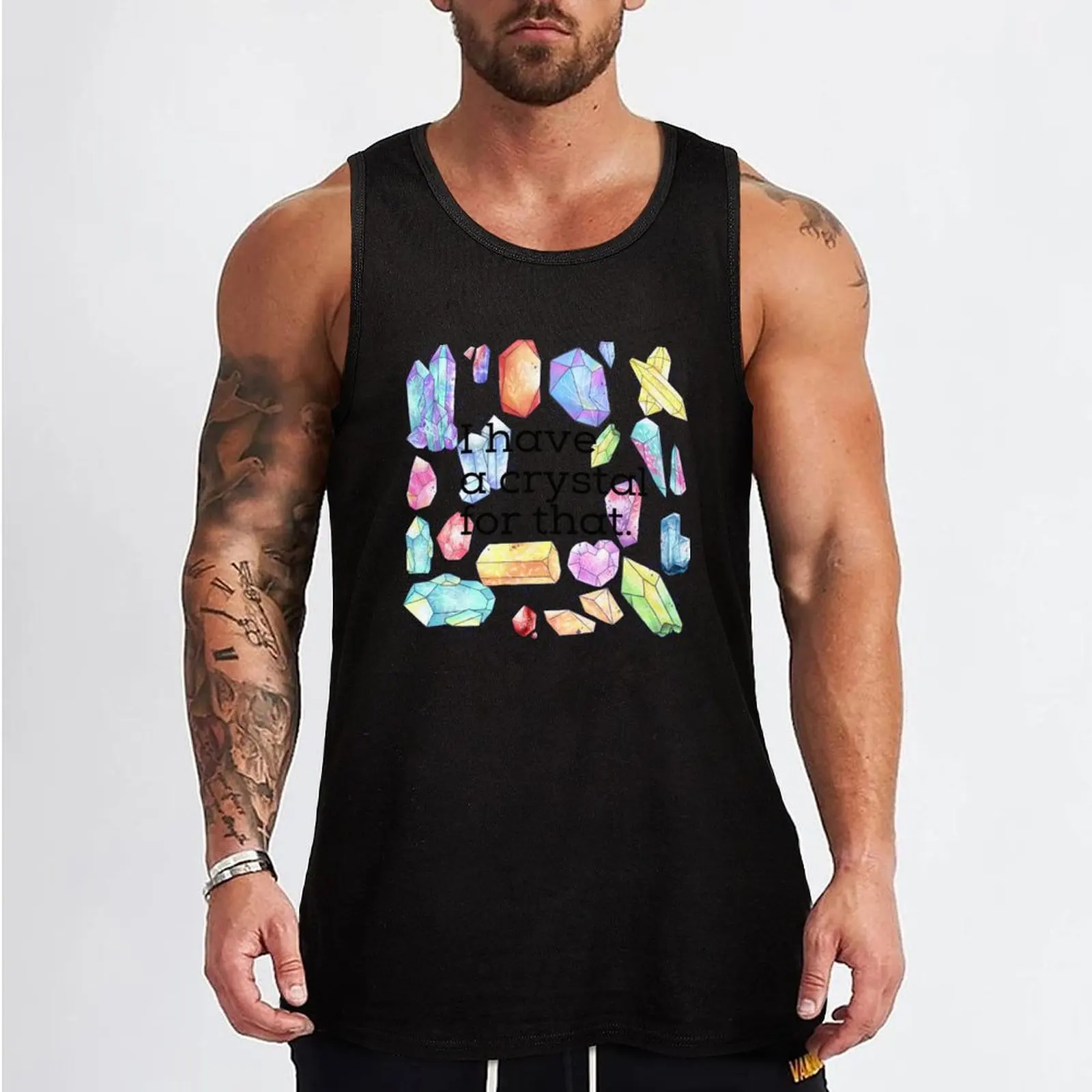 I Have A Crystal For That Tank Top bodybuilding basketball