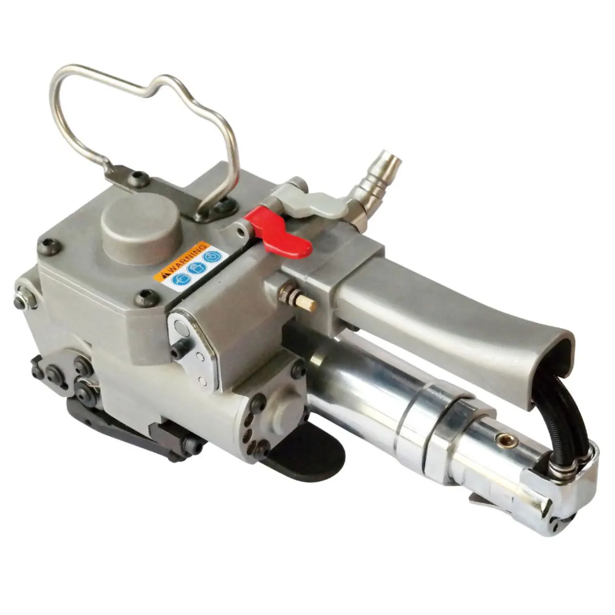 

Manufacturer Pneumatic Fiber Hand Strip Packing Machines for Sale