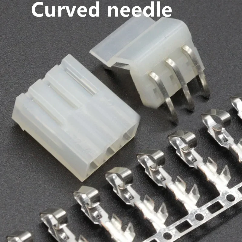 20 مجموعة/وحدة CH3.96 3.96 مللي متر CH3.96-2/3/4/5/6 دبوس مستقيم/منحني إبرة موصل 20 قطعة ذكر + 20 قطعة أنثى + محطة 3.96 مللي متر