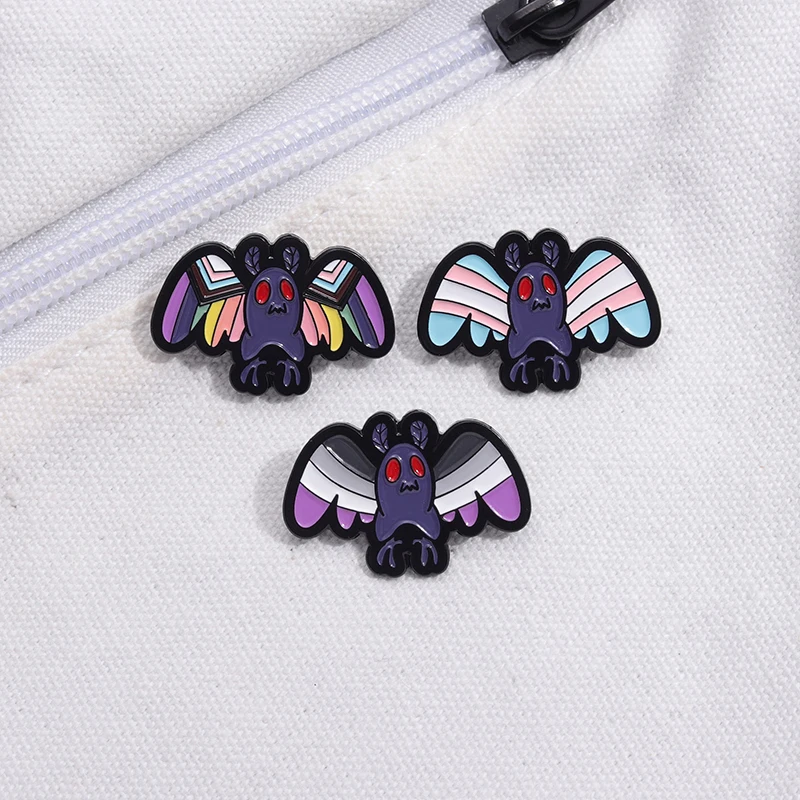 Broche de esmalte arco-íris, Alfinete de lapela personalizado, Emblema de liga animal gay, Jóias arco-íris para amizade, Jaqueta e mochila