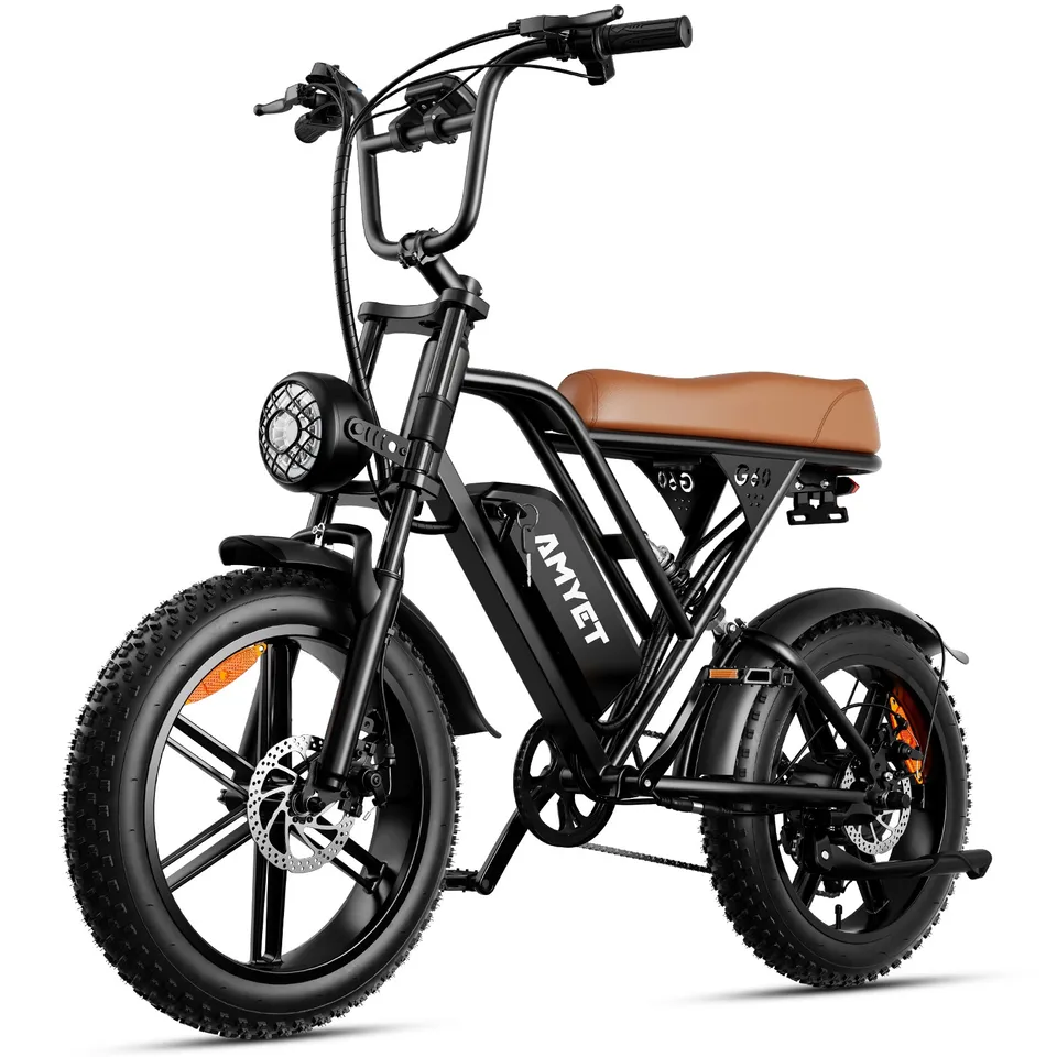 G60 1500W 48V 20AH Electric Bike 20" Fat Tire Ebike E-Bicycle City Bicycle