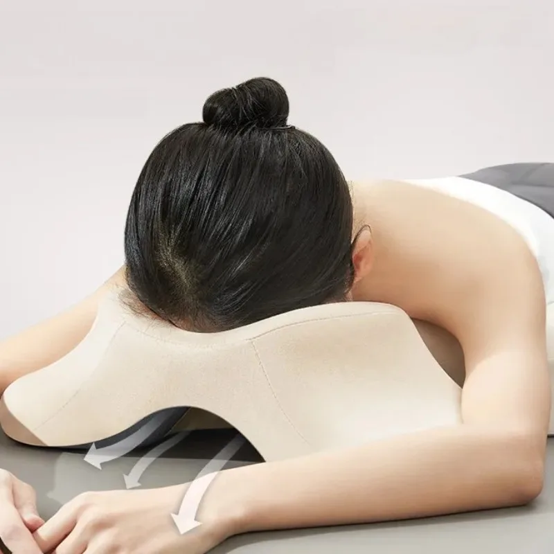 Memory Foam Face Cradle for Massage Table, Salon Spa Bed Rest with Breathing Hole, Adjustable Comfort Lying Down