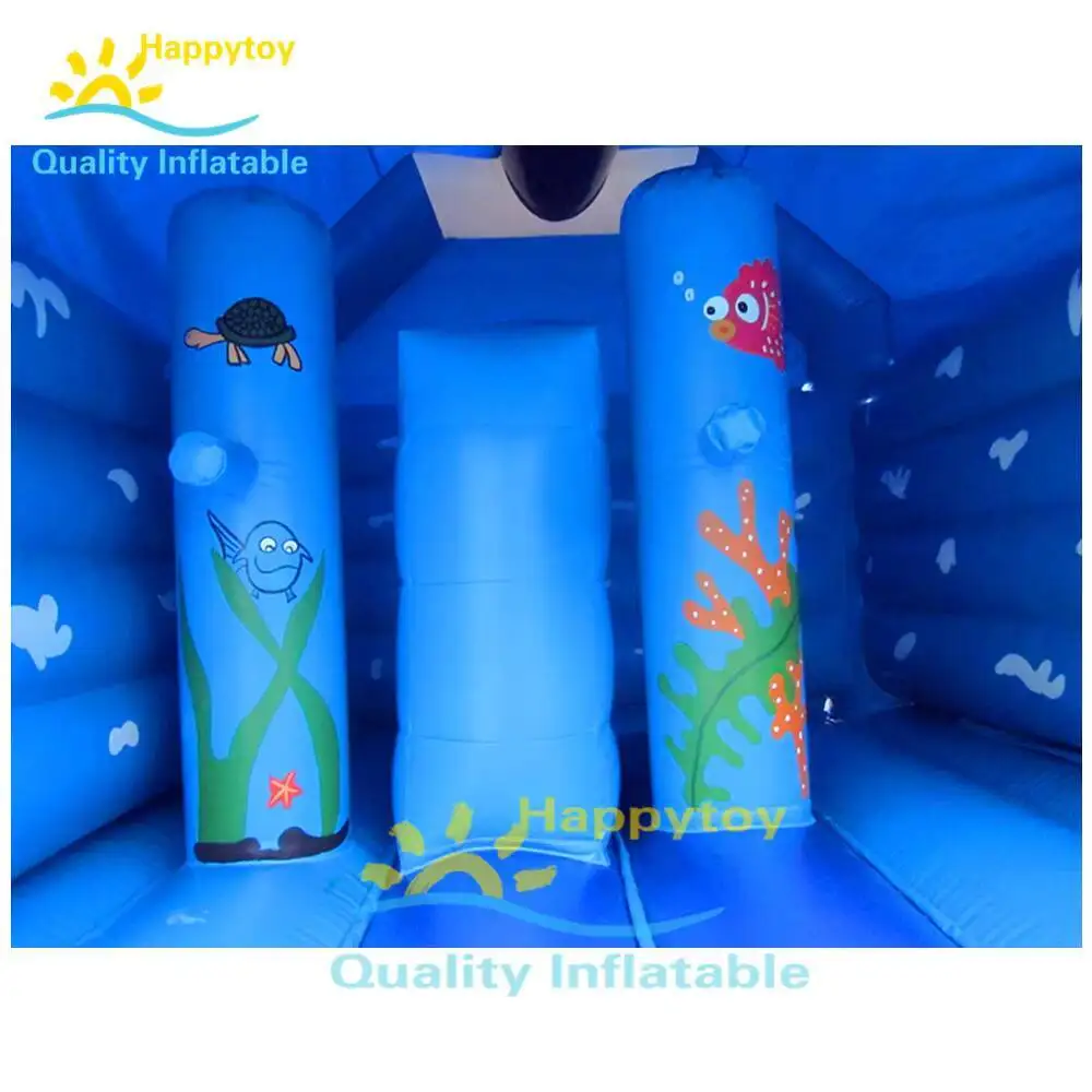 Casa de rebote inflable comercial, castillo hinchable de salto al aire libre con tobogán, barato, 2019