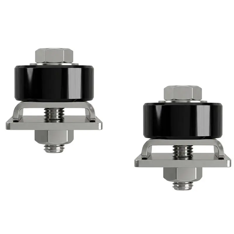 AB42-Wheel Positioner Stopper 2 Pack Heavy Duty Roller Stop For 1-5/8