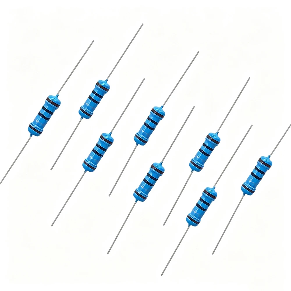 100pcs 1/4W Metal film resistor 1R ~ 1M 100R 220R 330R 1K 1.5K 2.2K 3.3K 4.7K 10K 22K 47K 100K 100 220 330 1K5 2K2 3K3 4K7 ohm