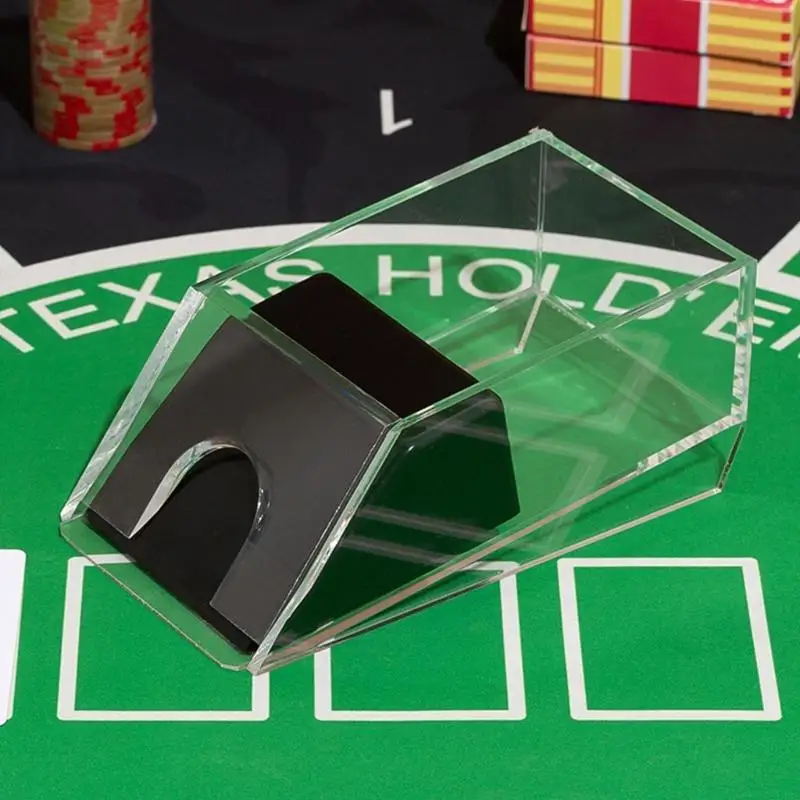 

Blackjacks Shoe Discard Tray Acrylic Blackjacks Dealing Shoe Card Dispenser