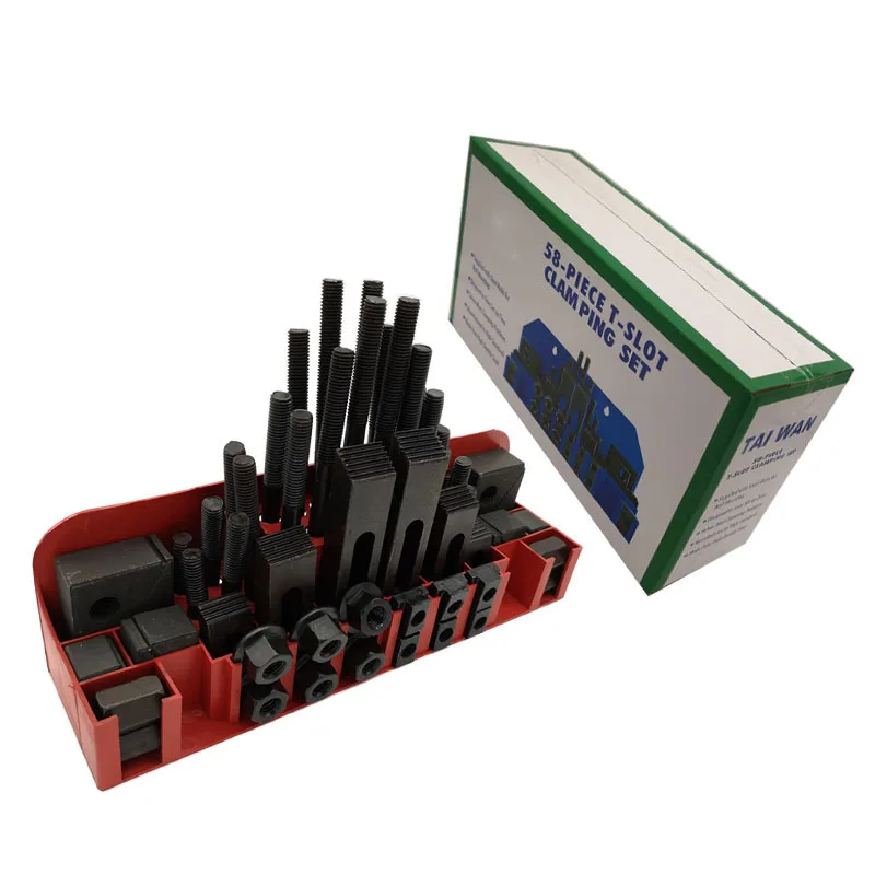 58 Sets of Mold Platen Milling Machine CNC Screw Code Aberdeen Machining Center Milling Machine Fixture Universal Fixture Code