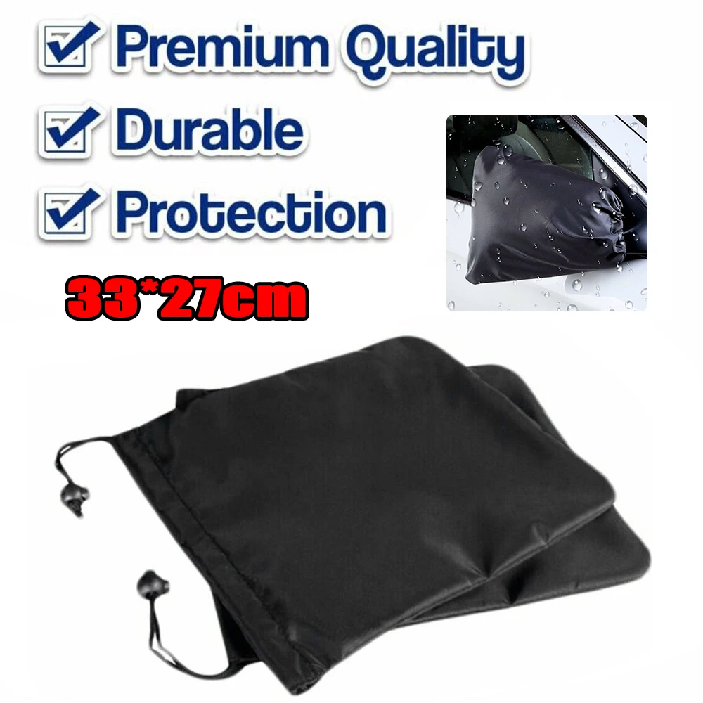 1pair Car Rearview Mirror Cover Waterproof Auto Rearview Protector Cover Prevent Snow Frost Rain Cover Car Mirror Accessories