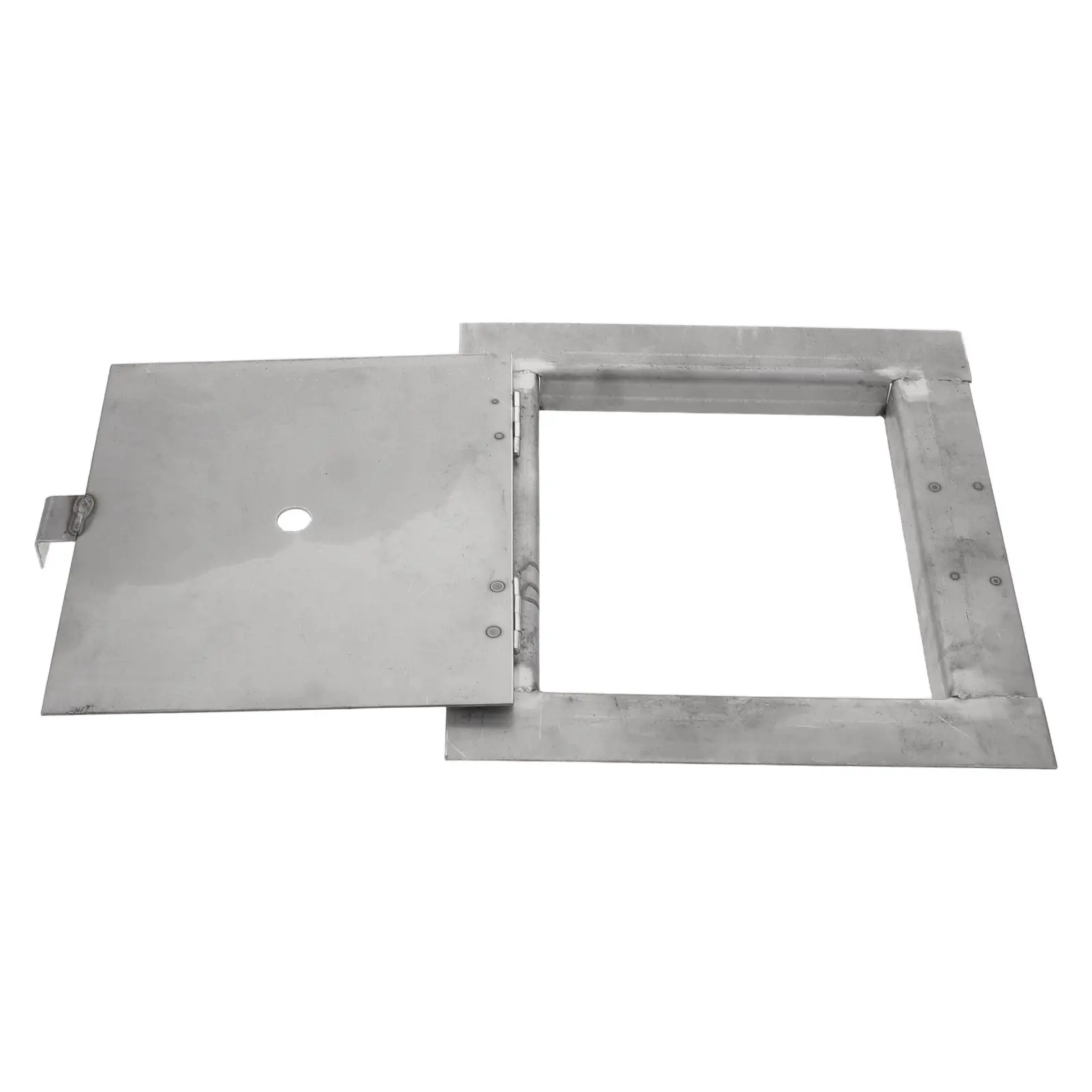 Stove Fire Door Hinged Stainless Steel Boiler Furnace Replacement Door Wood Burning Stove Coal Burning Furnace Access
