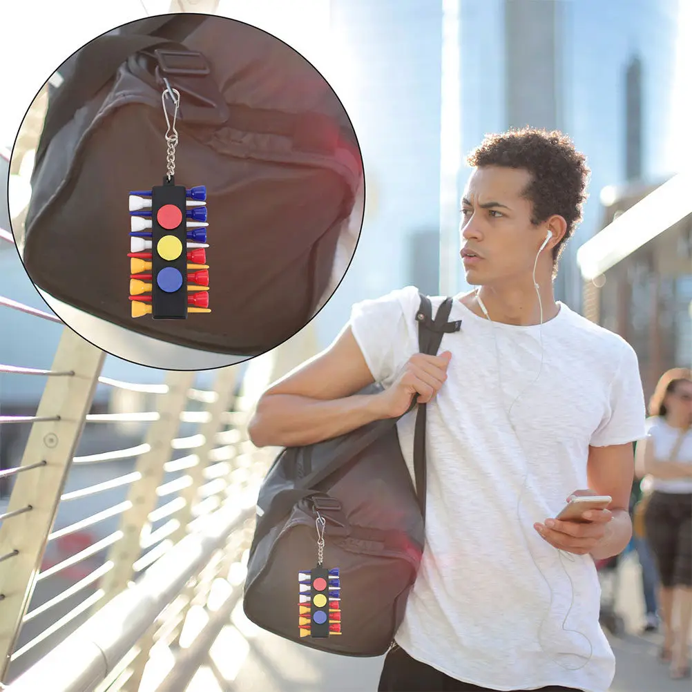 

4 комплекта держателей для гольф-ти, профессиональные портативные органайзеры для гольф-ти, универсальный размер, подходят для всех гольф-ти, легкие, удобные для путешествий