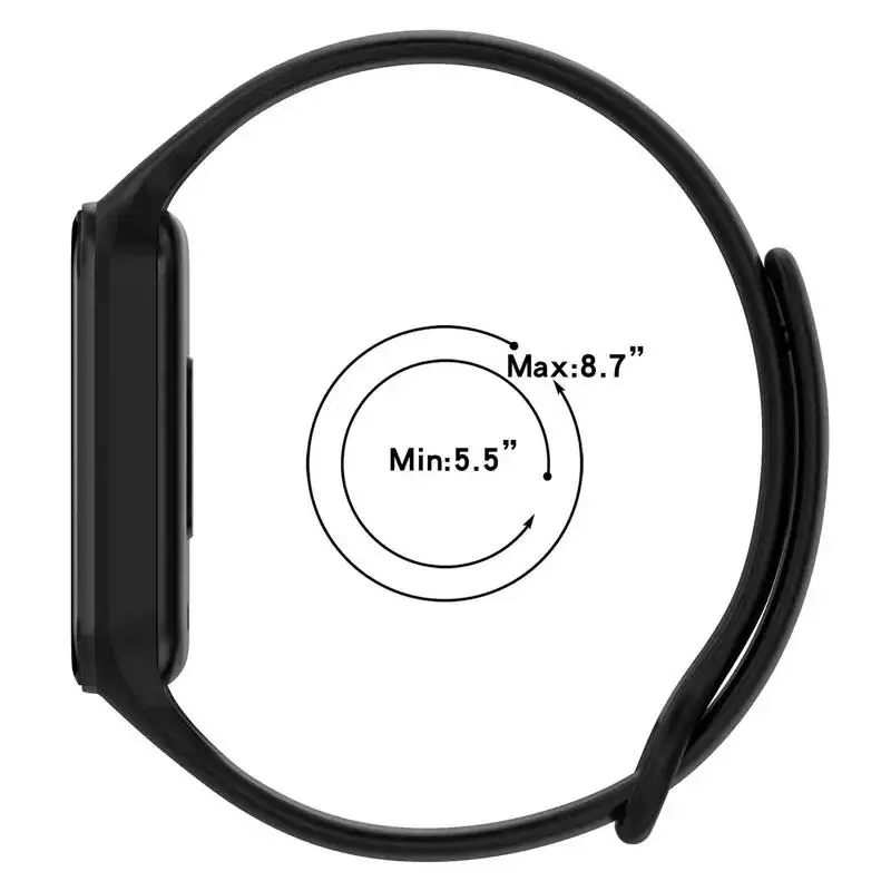 Silikonowy pasek do aktywnego opaski na nadgarstek Xiaomi Smart Band 8, pasek sportowy, pasek do zegarka Correa Mi Band 8, aktywny pasek