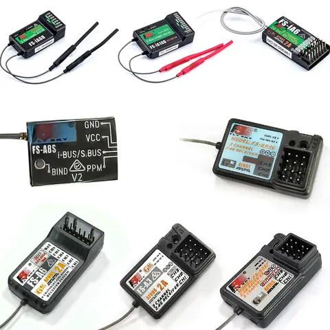 Flysky FS-IA10B FS-IA6B FS-IA6 FS-A8S FSA6 FSA3 FS-GR3E FS-GR3F 6-10 CH RC Receiver PPM Output With iBus Port for RC Transmitter