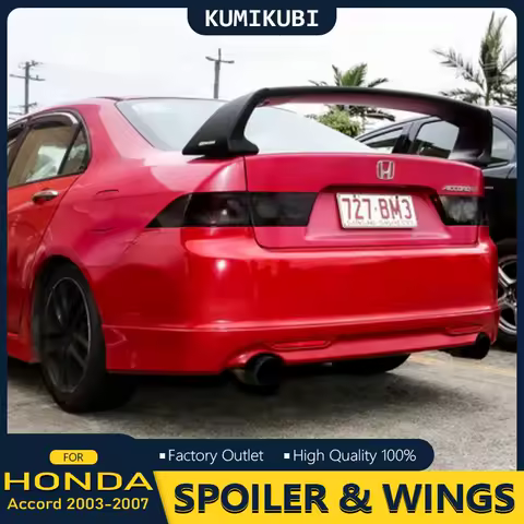 Type-R Style Plastic Rear Boot Spoiler Wing For Honda Accord Euro 2003-2007 CL9