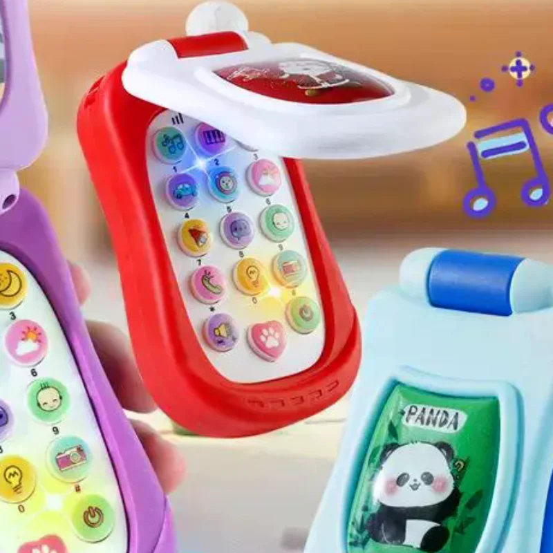

Animated Flip Phone for Kids: An Early Learning Toy with Educational Music; Excellent Choice for Children's Day Gifts