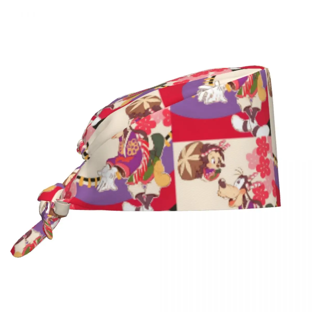 

Custom Goofy Goof Breathable Scrub Hat Surgical Scrub Caps Unisex Nurse Medical Cap Anime Work Scrubs Hat for Medical Surgical