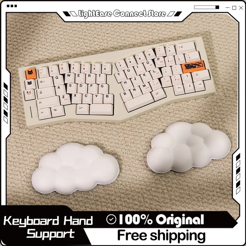 New Mechanical Keyboard Hand Support Cloud Gradient Mouse Wrist Support Memory Cotton Comfortable Massage Hand Wrist Pad