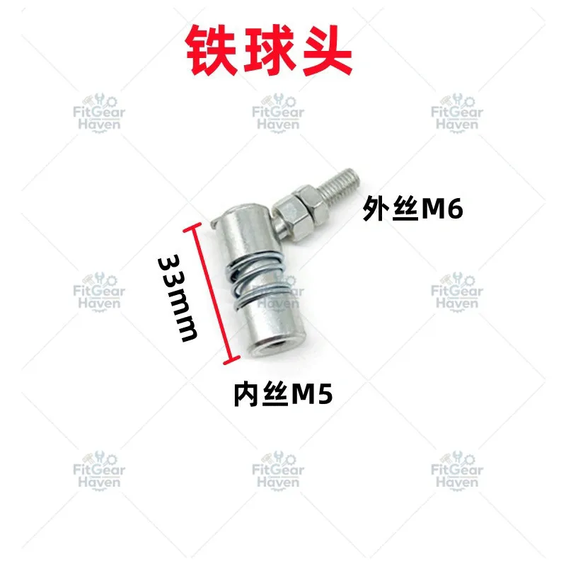 Marine Throttle Line, Monk Head, Clip Sleeve, Throttle Head Connector